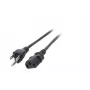 EFB EK490.1,8V2 cable de alimentación, Japón tipo B a IEC C13, 1,8 m, negro