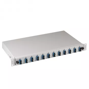 EFB Electronics Caja de empalme SC 9/125 OS2 extraíble 12 pigtails 6 acopladores