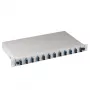EFB Electronics Caja de empalme SC 9/125 OS2 extraíble 12 pigtails 6 acopladores
