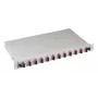 EFB Elektronik Caja de empalme SC 50/125 µm OM4 extraíble, 24 pigtails offset / 12 acopladores