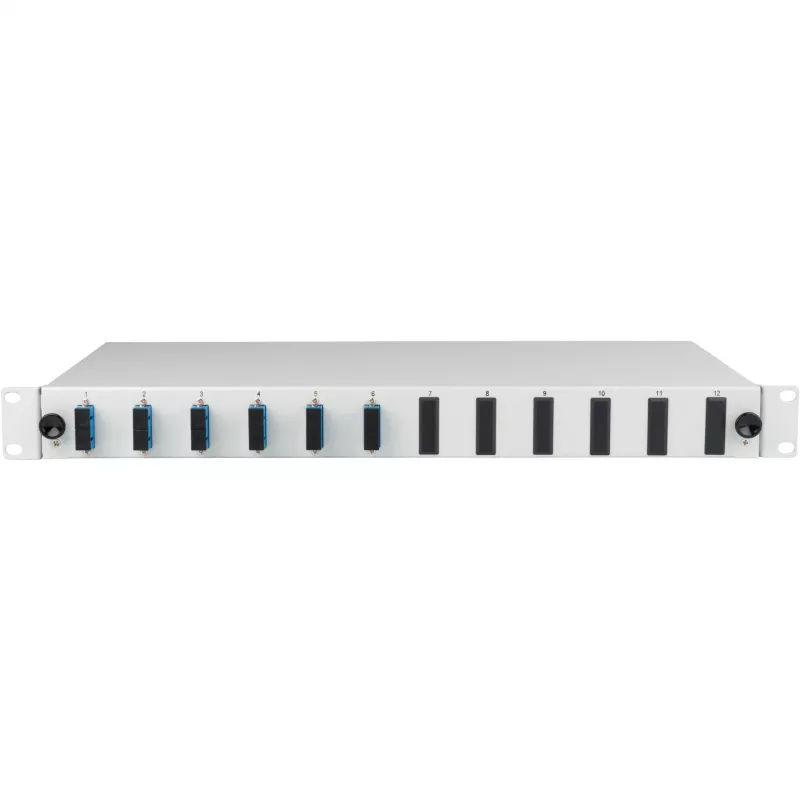 EFB Electronics Caja de empalme SC 9/125 OS2 extraíble 12 pigtails offset 6