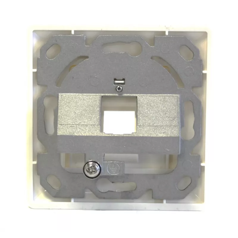 EFB Elektronik set de marco de 1 puerto para módulos Keystone, DIN 49075, blanco puro (RAL 9010)