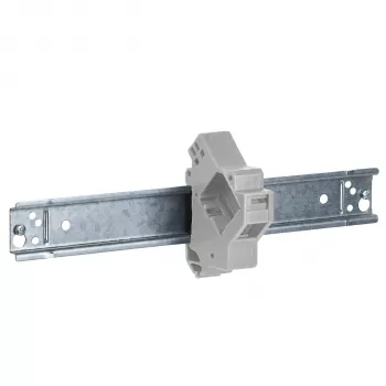 EFB Elektronik Soporte de módulo Keystone 1 puerto, para carril DIN en cajas de distribución, plástico, blanco (RAL 9010)