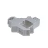 EFB Elektronik Soporte de módulo Keystone 1 puerto, para carril DIN en cajas de distribución, plástico, blanco (RAL 9010)