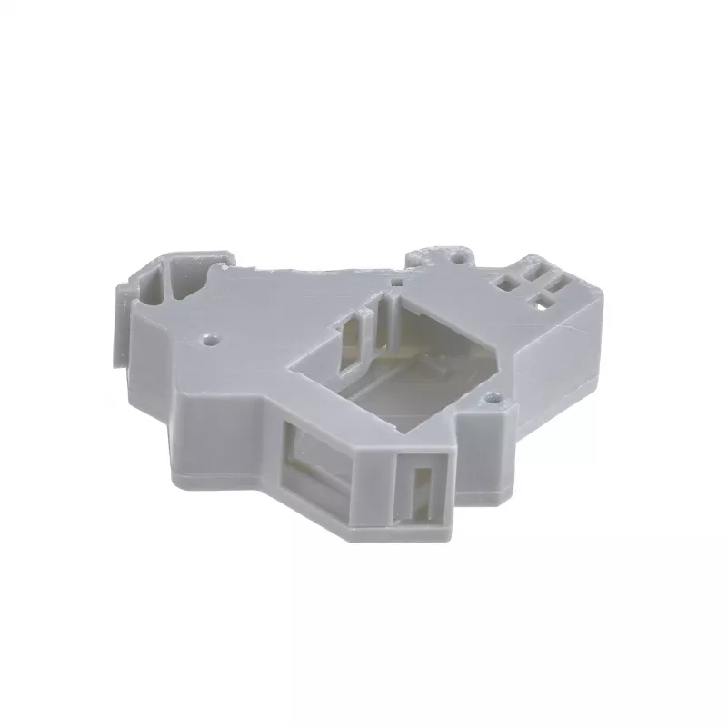 EFB Elektronik Soporte de módulo Keystone 1 puerto, para carril DIN en cajas de distribución, plástico, blanco (RAL 9010)