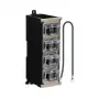EFB Elektronik Caja de distribución Keystone 8 puertos para carril DIN y montaje en pared, plástico, gris claro