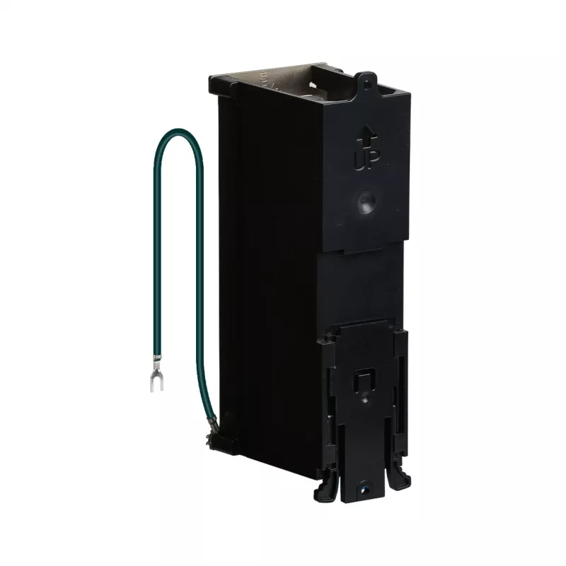 EFB Elektronik Caja de distribución Keystone 8 puertos para carril DIN y montaje en pared, plástico, gris claro