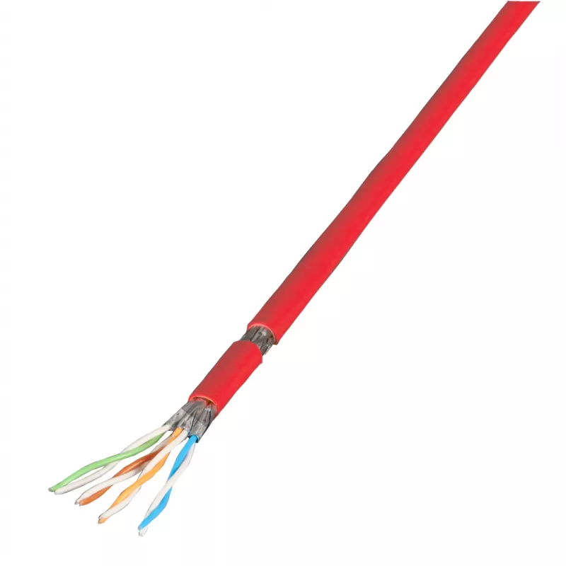 EFB Elektronik Cable de parcheo Cat.7 PiMF UC900MHz SS26 4P FRNC-B rojo 100 m - Red - Cable CAT 7/Conector RJ45