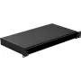 EFB Elektronik VSB-F-SW Caja de empalme fija 1U sin placa frontal sin equipar negra