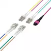 EFB ELEKTRONIK cable troncal MPO-PLUS(F)-LC OM4 8 fibras tipo B LSZH violeta erika 5m