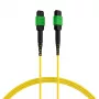 EFB ELEKTRONIK cable de parcheo MPO-PLUS/APC(F)-MPO-PLUS/APC(F) OS2 8 fibras tipo B LSZH amarillo 5m