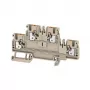 Weidmüller borne de paso A2T 2.5, 2,5 mm², beige, PUSH IN