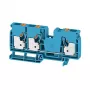 Weidmüller A3C 10 BL borne de paso, conexión por tornillo, 10 mm², azul