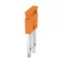 Weidmüller ZQV 10N/2 puente transversal, 2 polos, naranja, 1000V, 57A