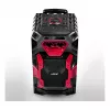 Leicke DJ ROXX TROLLEY PRO sistema de altavoces PA portátil con Bluetooth, 100W RMS, woofer de 10 pulgadas, luces LED, trolley, micrófono, mando a distancia