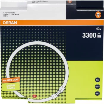 OSRAM LUMILUX T5 FC lámpara fluorescente circular 40W 840 blanco frío 2GX13