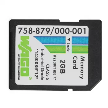WAGO 758-879/000-001 - 2 GB - SD - NAND - 20 MB/s - 17 MB/s - negro