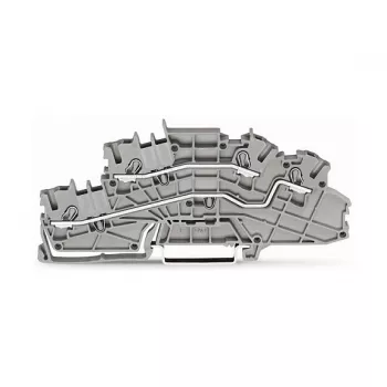 WAGO 2003-6642 borne de paso, TOPJOB® S, 2 conductores, 4 mm², gris, 800 V, 24 A