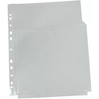 Eichner 10 fundas para documentos A4 transparentes lisas