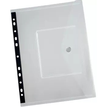 Eichner carpeta de documentos transparente A4, pack de 5