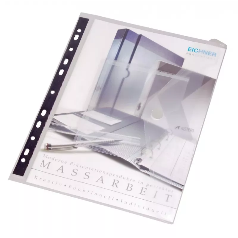 Eichner carpeta de documentos transparente A4, pack de 5