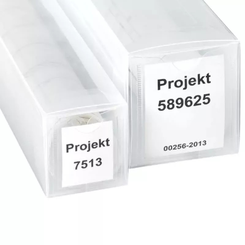 Eichner tubo portaplanos 4,5 cm transparente – tubo para almacenar documentos