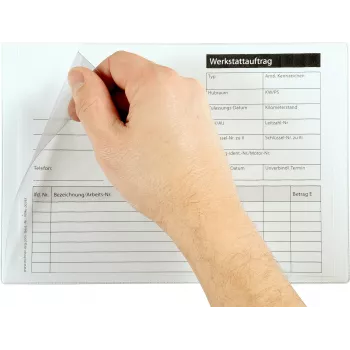 Eichner bolsillo magnético para documentos A4 140 micras transparente, 5 uds.