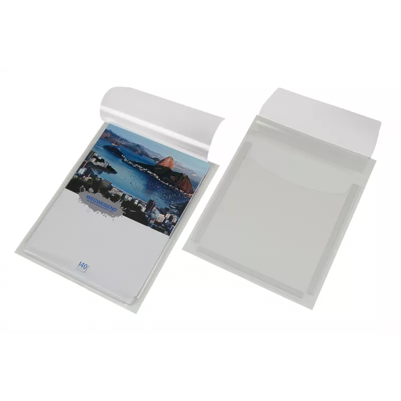 Eichner 10 fundas de documentos autoadhesivas transparentes A4