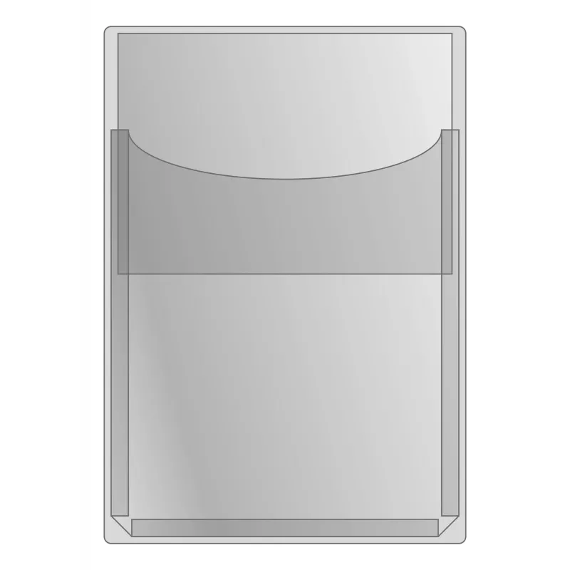 Eichner 10 fundas de documentos autoadhesivas transparentes A4