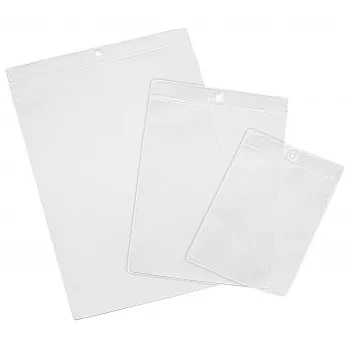 Eichner fundas para documentos A4 10 unidades fundas de polipropileno transparentes con carga superior