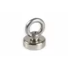 Eichner Imanes con ojal plateados, metal Ø 2,5 x 7,7 cm, 5 uds.