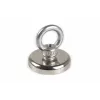 Eichner Imanes con ojal plateados, metal Ø 2,5 x 7,7 cm, 5 uds.