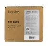 LogiLink tarjeta PCI Express USB 3.2, 5 Gbps, 2 puertos USB-A externos + 3 internos