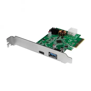LogiLink tarjeta PCI Express USB 3.2, 5 Gbps, 2 puertos USB-A externos + 3 internos