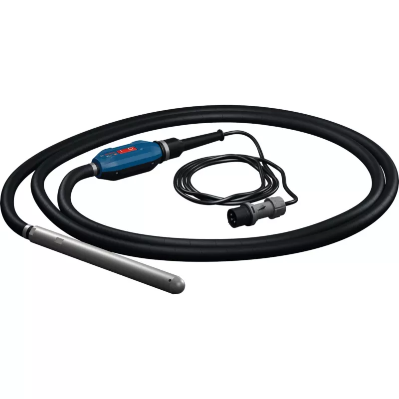 BOSCH POWERTOOLS PRO GDI38-500 Vibrador de hormigón (Negro/Azul, cabezal vibrador de 38 mm)