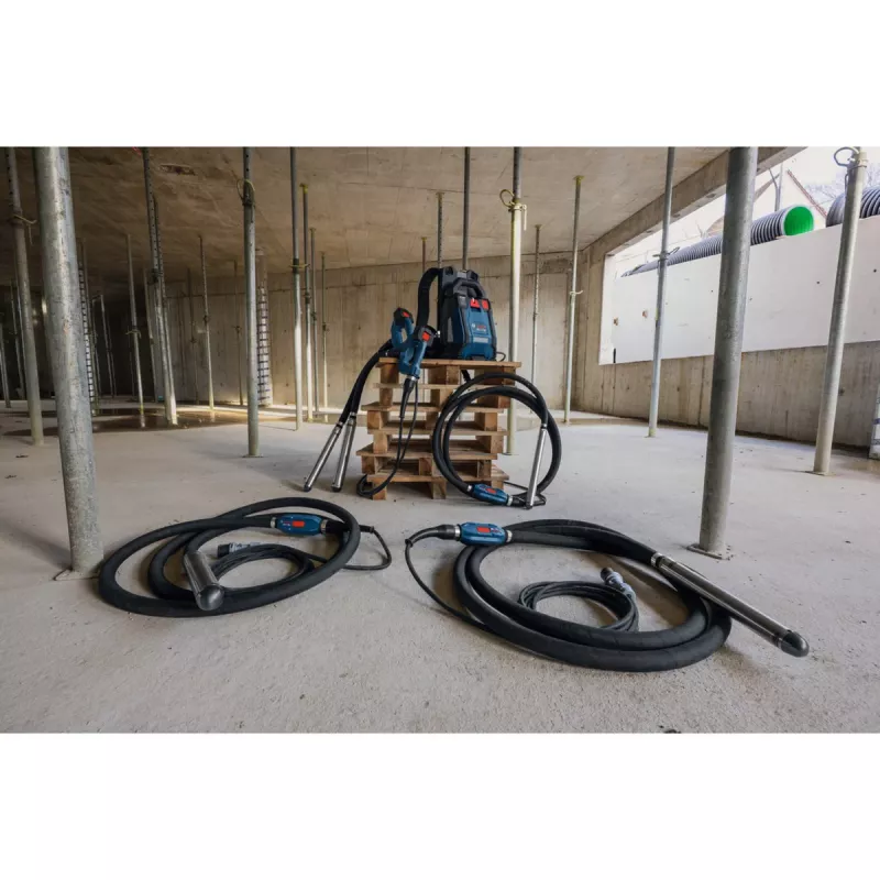BOSCH POWERTOOLS PRO GDI50-500 Aguja vibrante (Negro/Azul, cabezal vibrador de 50 mm)