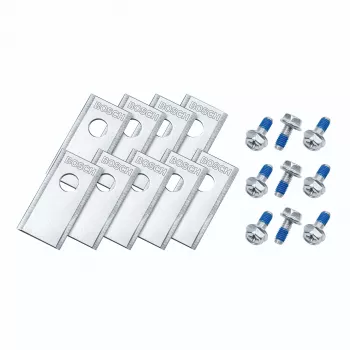 Bosch VISIMOW18V Set de cuchillas de repuesto (3 cuchillas) - Accesorio original para cortacésped a batería