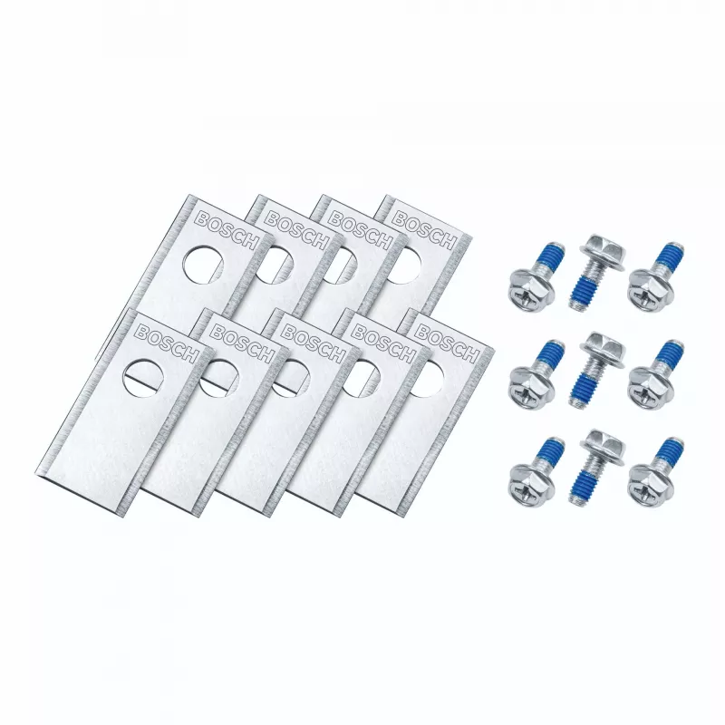 Bosch VISIMOW18V Set de cuchillas de repuesto (3 cuchillas) - Accesorio original para cortacésped a batería