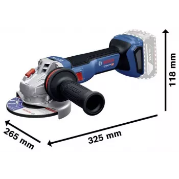 BOSCH POWERTOOLS Kit combo 18V atornillador a batería, atornillador de impacto, martillo perforador, amoladora angular (kit de 4 herramientas)