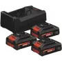 BOSCH 0615V0005X 3x EXBA 18V 4.0Ah + GAL 12V/18V-80 set de cargador