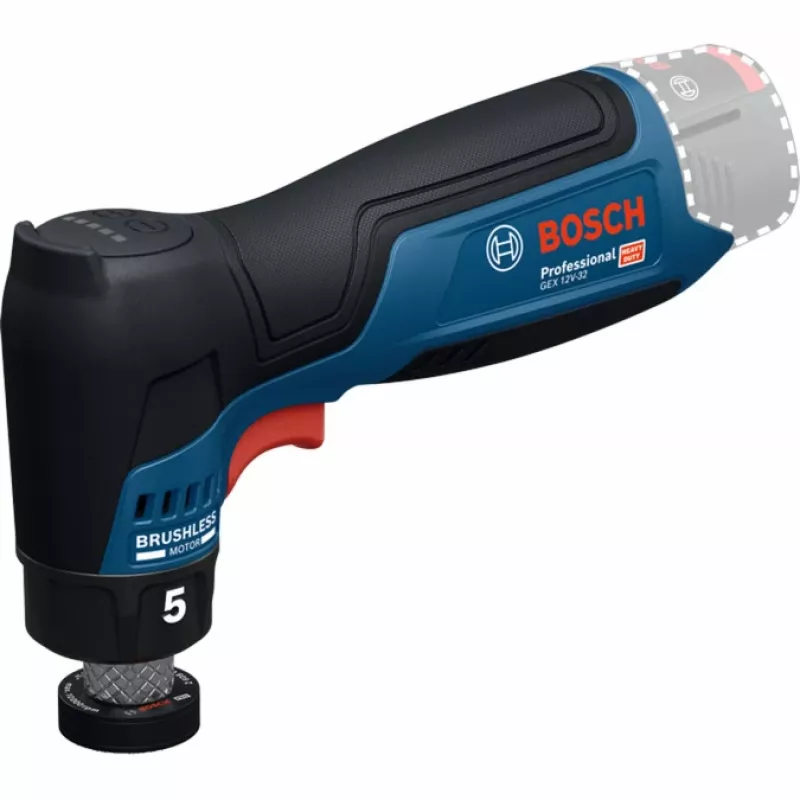 BOSCH PowerTools lijadora excéntrica a batería GEX 12V-32 mm (venta al por menor)