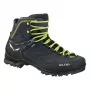 SALEWA Hombre MS Rapace GTX Zapato de aproximación - Night Black/Kamille - UK 7 (EU 40,5)