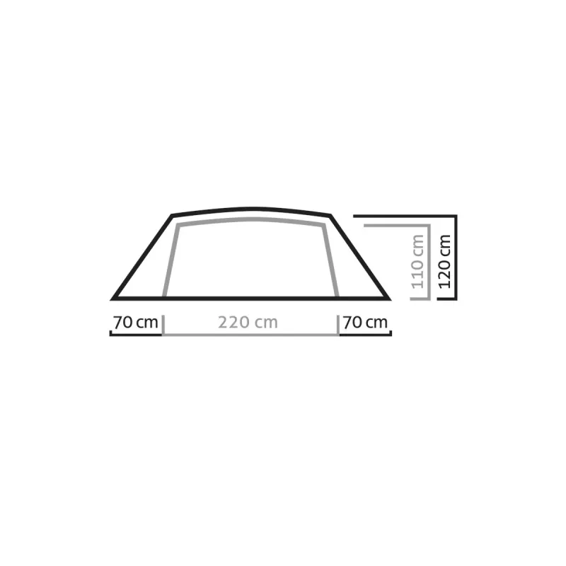 Salewa Denali IV Tienda Cúpula Doble Pared 4 Personas 3 Estaciones