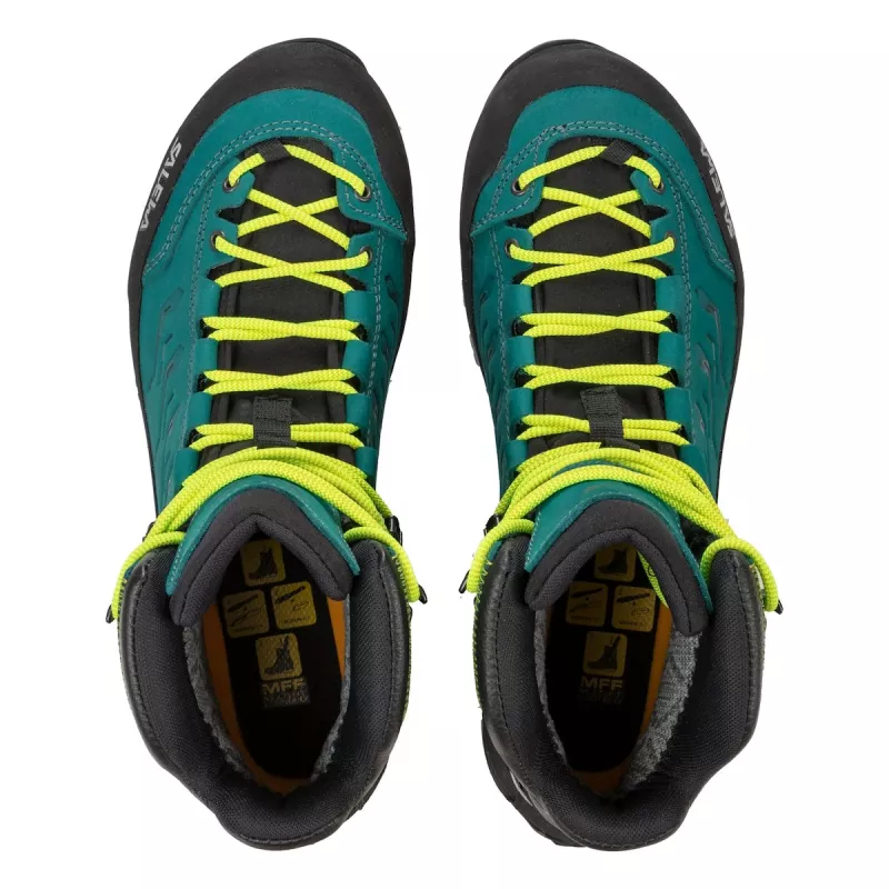 SALEWA Mujer Rapace GTX Botas de Trekking Alpino - Shaded Spruce/Sulphur Spring - UK 7.5 (EU 41)