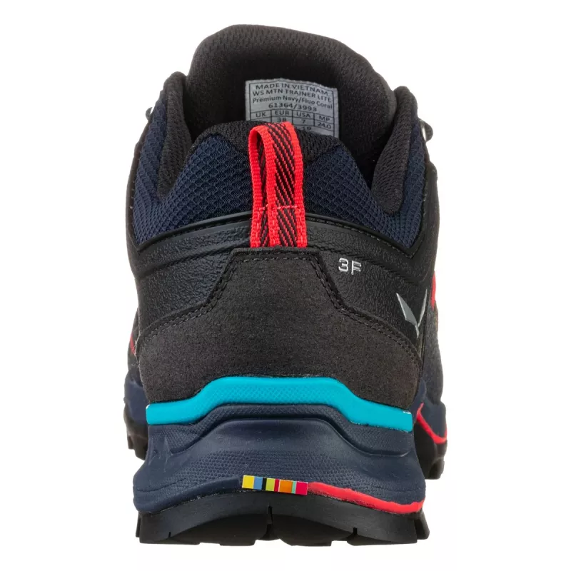 Salewa Mountain Trainer Lite zapatillas de aproximación para mujer - Premium Navy/Fluo Coral, EU 37