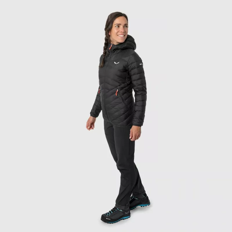 Salewa Brenta Jacket Chaqueta de plumón para mujer - Black Out, XS
