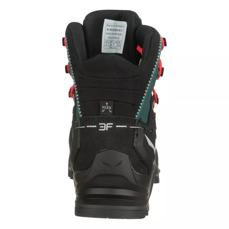 SALEWA Mtn Trainer Mid GTX Botas de senderismo para mujer - Atlantic Deep/Ombre Blue - UK 5.5 (EU 38.5)