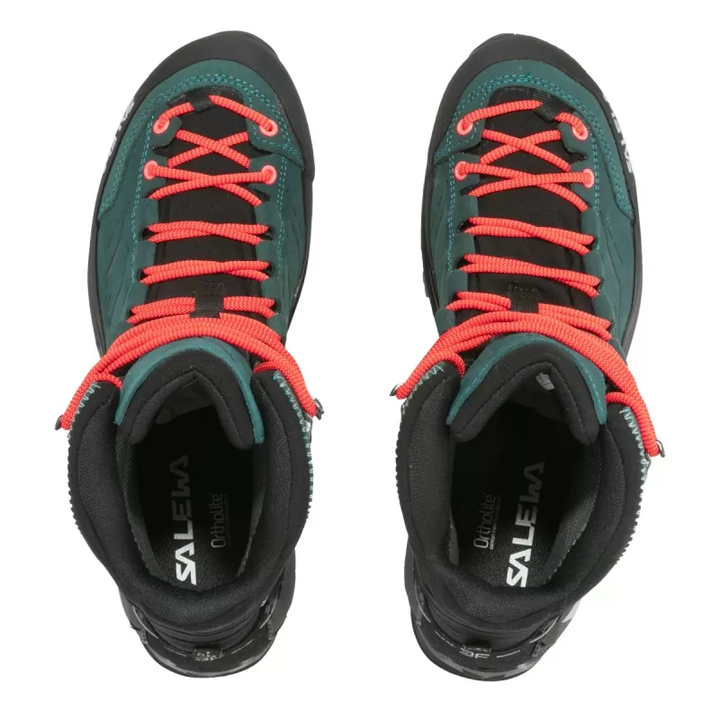 SALEWA Mtn Trainer Mid GTX Botas de senderismo para mujer - Atlantic Deep/Ombre Blue - UK 5.5 (EU 38.5)