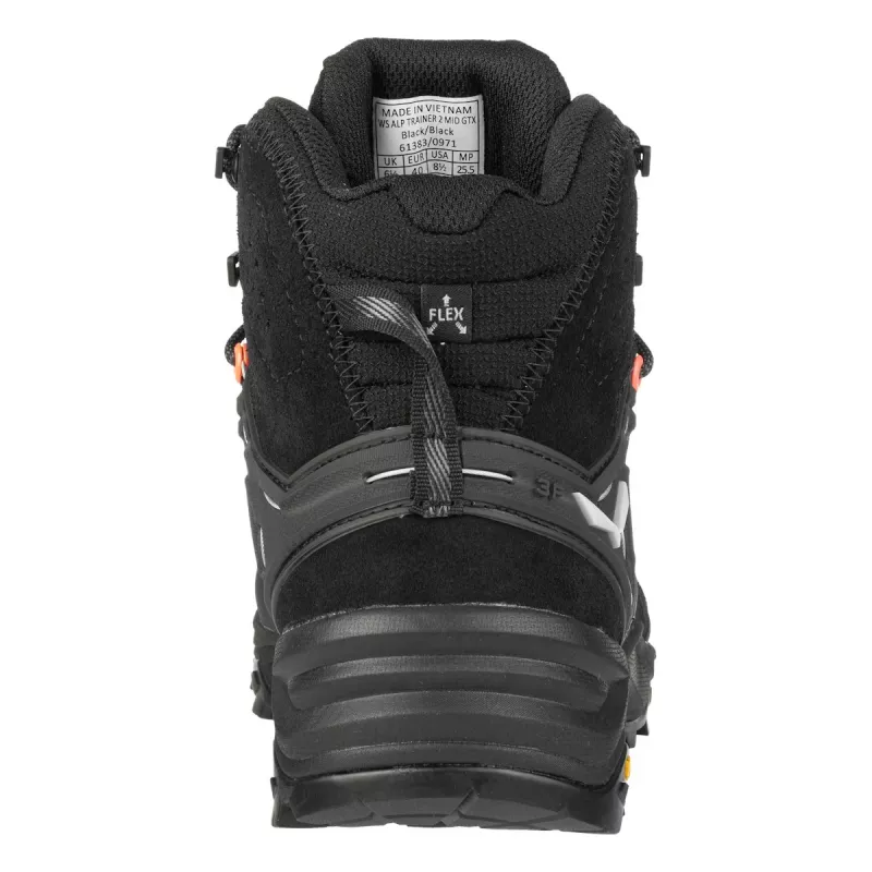 Salewa Alp Trainer 2 Mid GTX Botas de Senderismo para Mujer - Negro/Negro - UK 7 (EU 40.5)