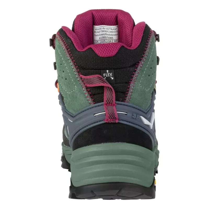 SALEWA Alp Trainer 2 Mid GTX Botas de Senderismo para Mujer Green-Rhododendon UK 6.5 (EU 40)